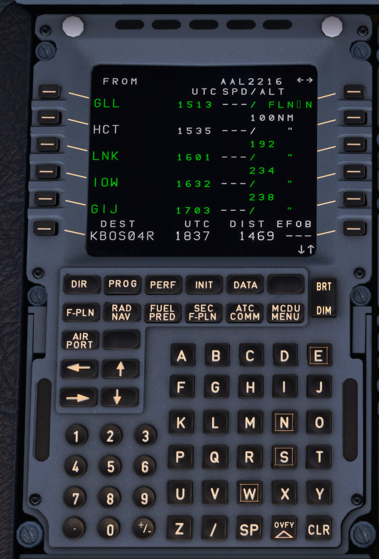 FMS d’un Airbus A320